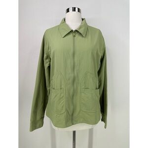 Sorel 100% nylon long sleeve collared zipper closure women’s lightweight jacket